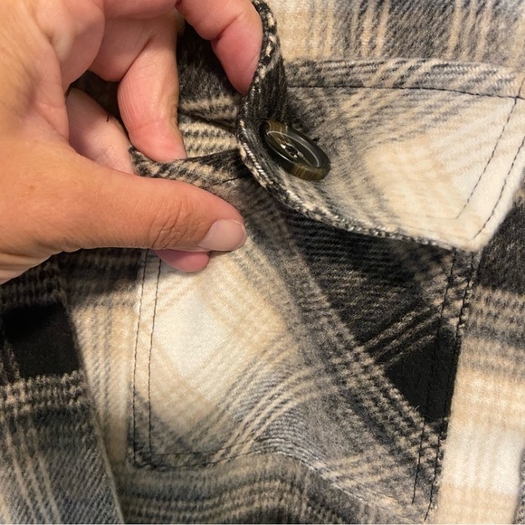 BB Dakota Steve Madden Women’s Jacket Size Small Button Up Plaid Preppy Academia - Picture 3 of 11